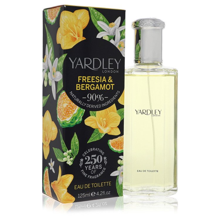 Yardley Freesia & Bergamot Perfume by Yardley London Eau De Toilette Spray 4.2 oz for Women - Authentic Fragrance - Discount Women Perfume or Cologne Fragrance